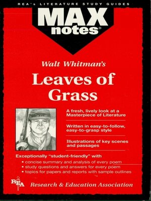 cover image of Leaves of Grass (MAXNotes Literature Guides)